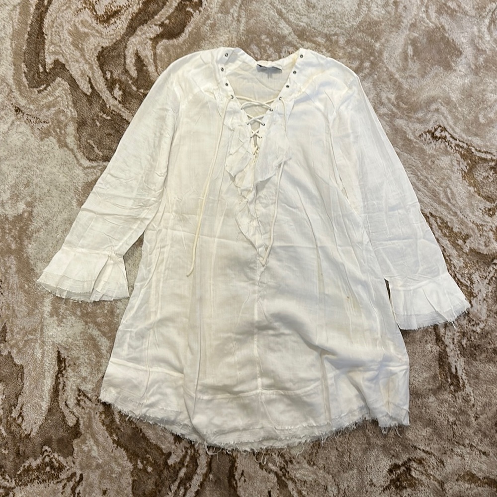 iro white‎ dress shirt